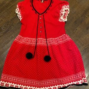 Free people sweater tunic top size small